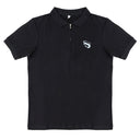 Black Zip Polo