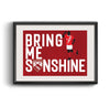 Morecambe FC Bring Me Sunshine Poster Print